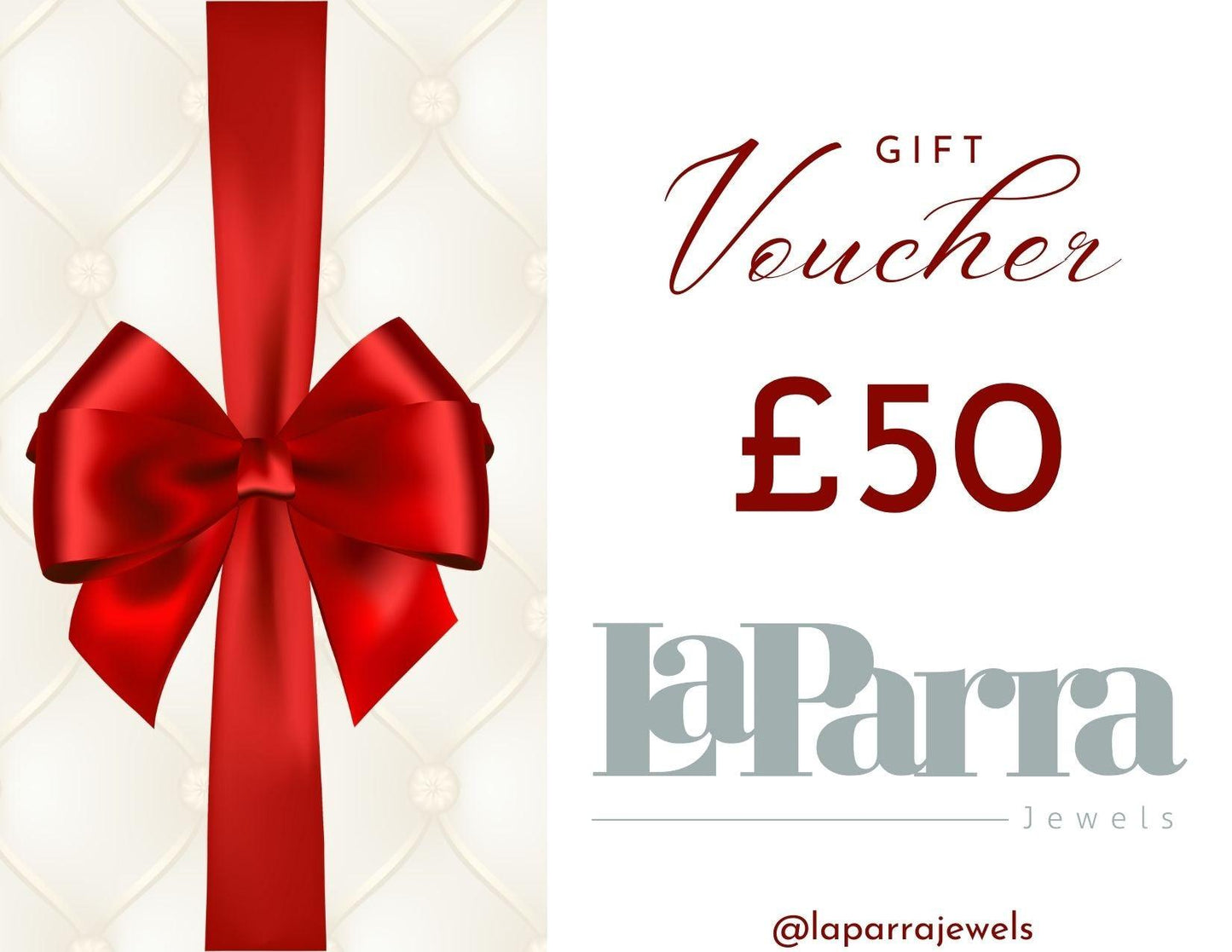 LaParra Jewels Gift Card - LaParra Jewels-BESPOKE HAND MADE JEWLERY LONDON