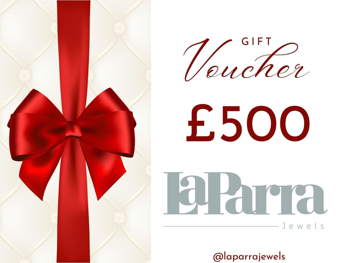 LaParra Jewels Gift Card - LaParra Jewels-BESPOKE HAND MADE JEWLERY LONDON