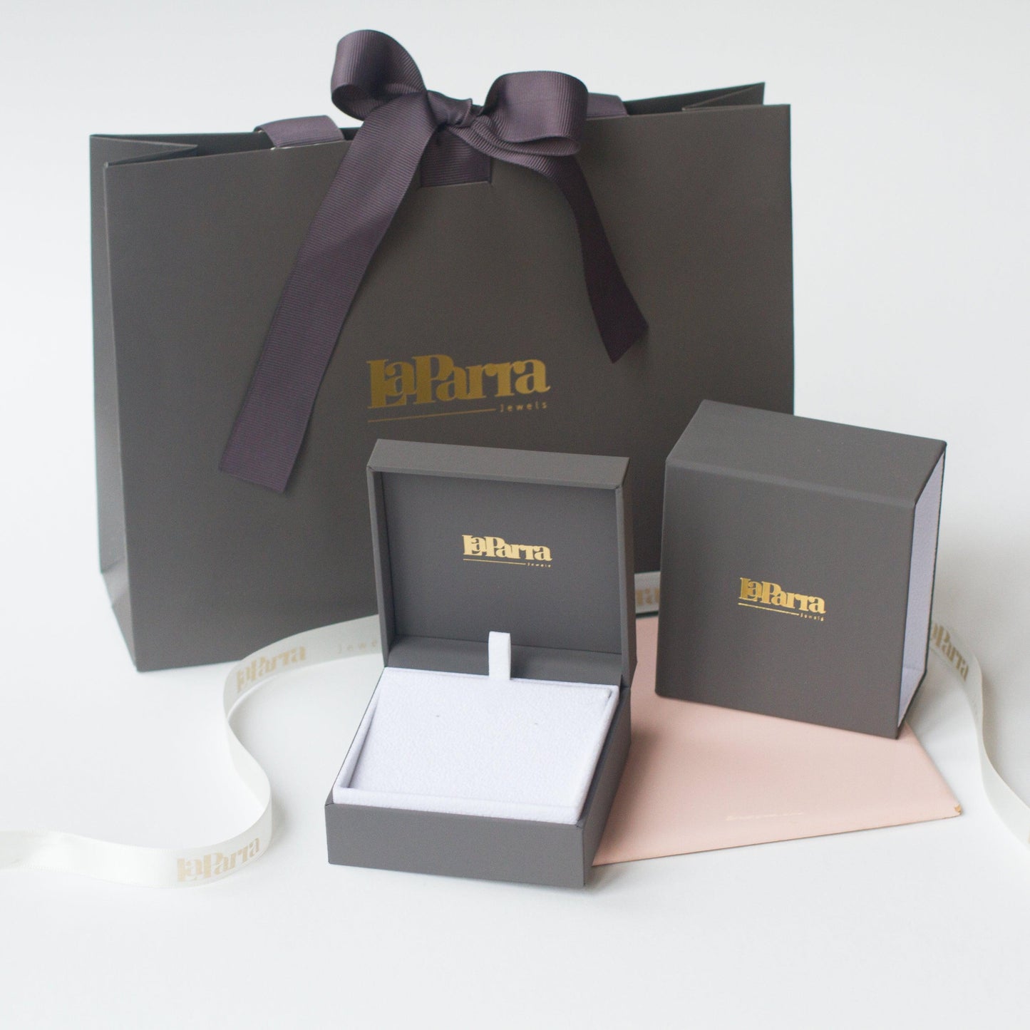 Gold studs set with white diamonds - LaParra Jewels-BESPOKE HAND MADE JEWLERY LONDON