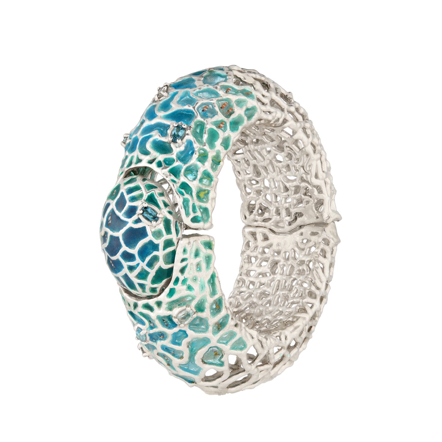 The Neptune Cuff - LaParra Jewels-bespoke and one of a kind fine jewellery-london
